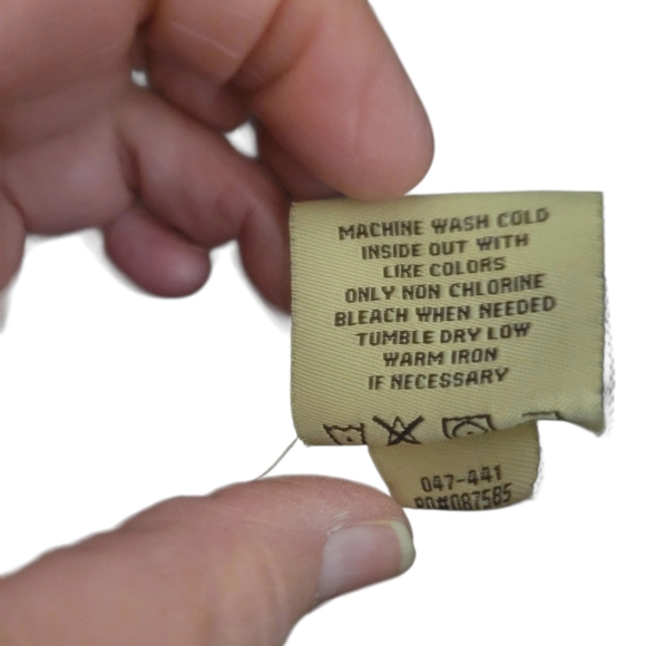 Jou Jou Dark Denim Jacket with Tan Stitching - Picture 4 of 9